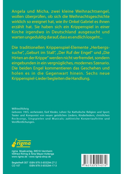 Angela, der kleine Weihnachtsengel | Begleitheft 007 - Rückseite